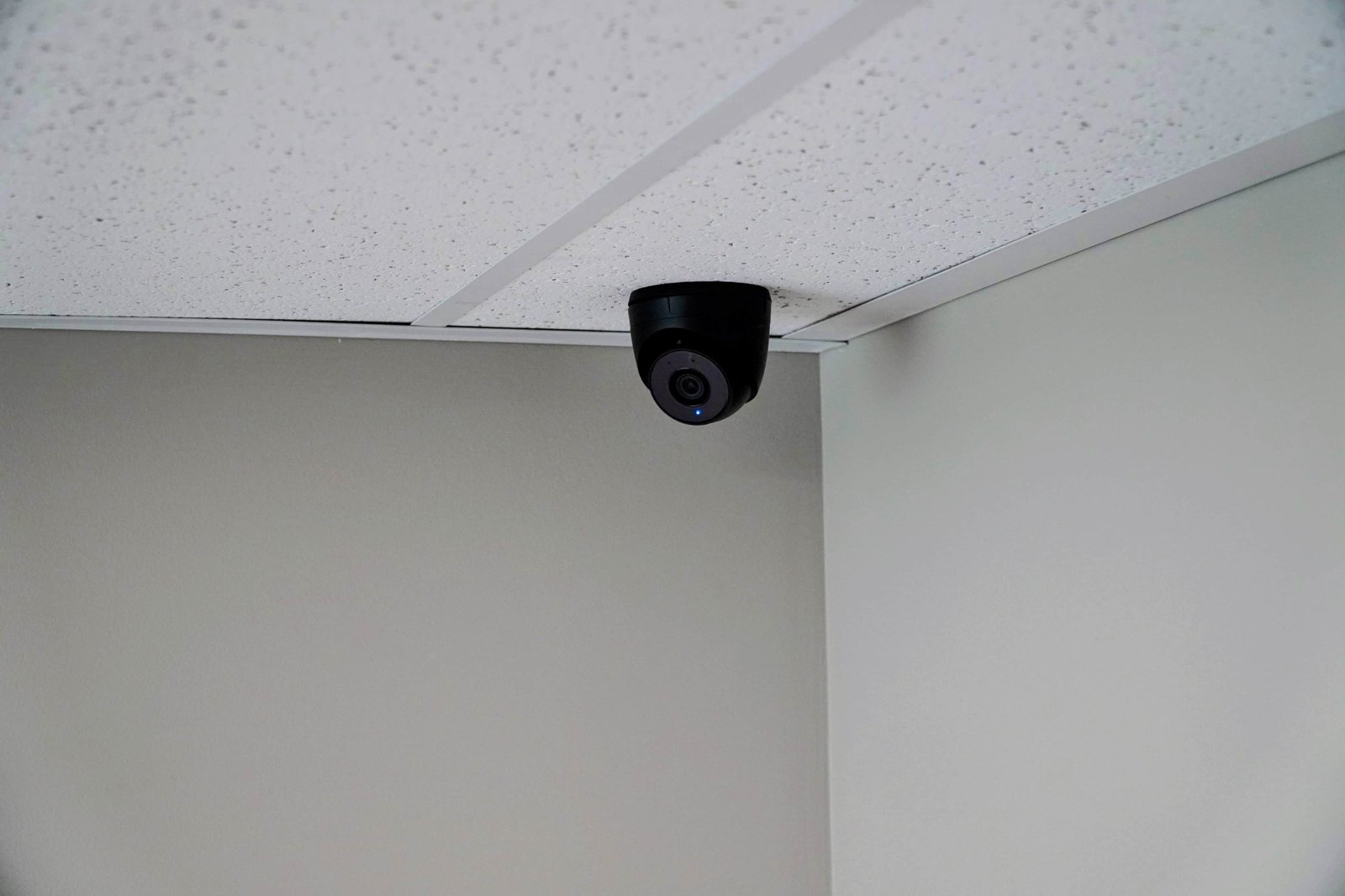 Outdoor security camera mounted on a Utah home by Wires and Wifi for professional surveillance and video monitoring